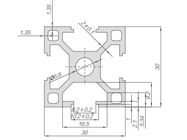 30系列鋁合金型材-001-08-30-30RA
